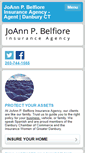 Mobile Screenshot of belfioreinsurance.com